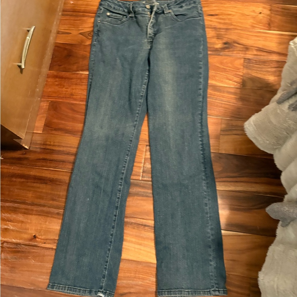 Miraclebody Blue Straight‎ Leg Jeans size 12 (310)